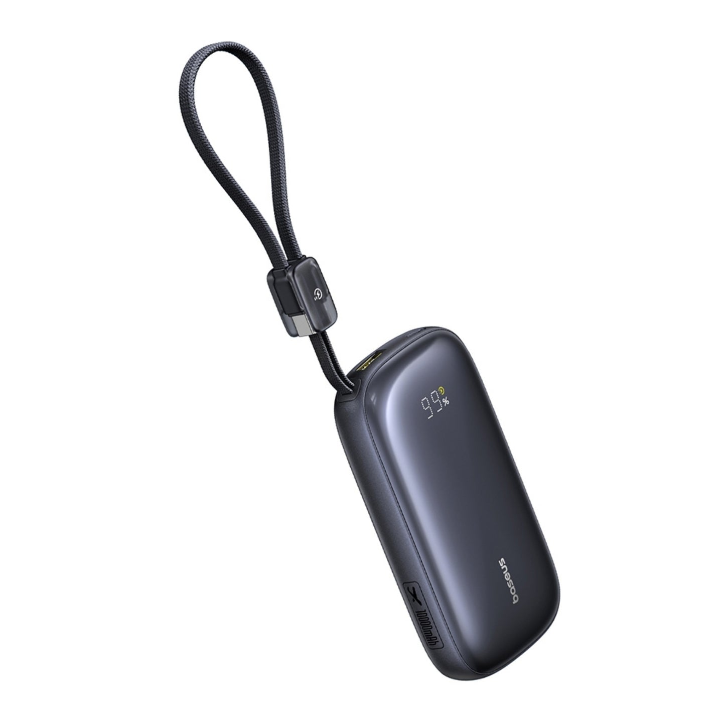 Baseus EnerFill FC21 Qpow 3 Ultra Digital Display Power Bank With Detachable Cable 10000mAh 22.5W