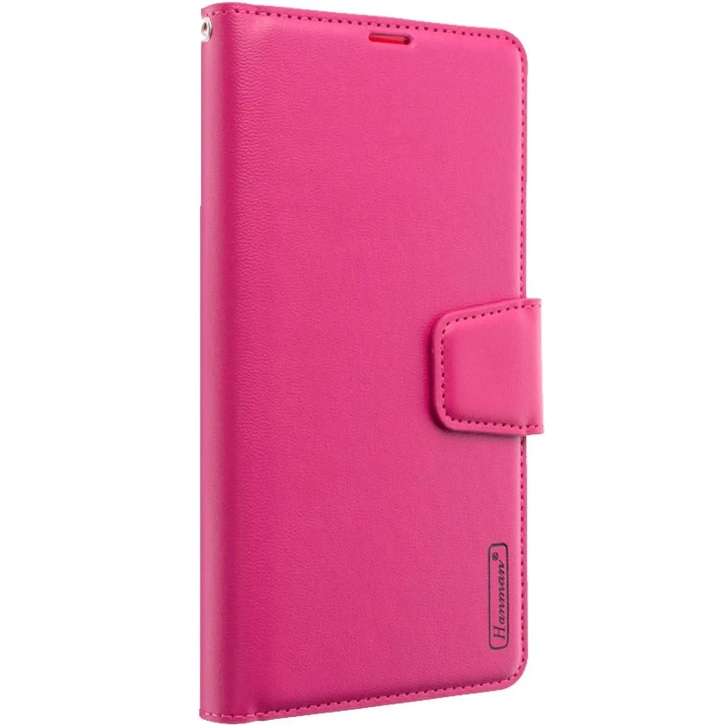 Hanman PU Flip Leather Wallet Cover Case for iPhone 15 Plus