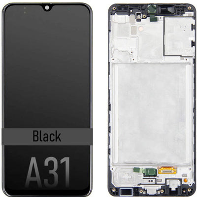 Samsung Galaxy A31 A315F OLED Screen Replacement Digitizer GH82-22905A/22761A (Service Pack)-Black