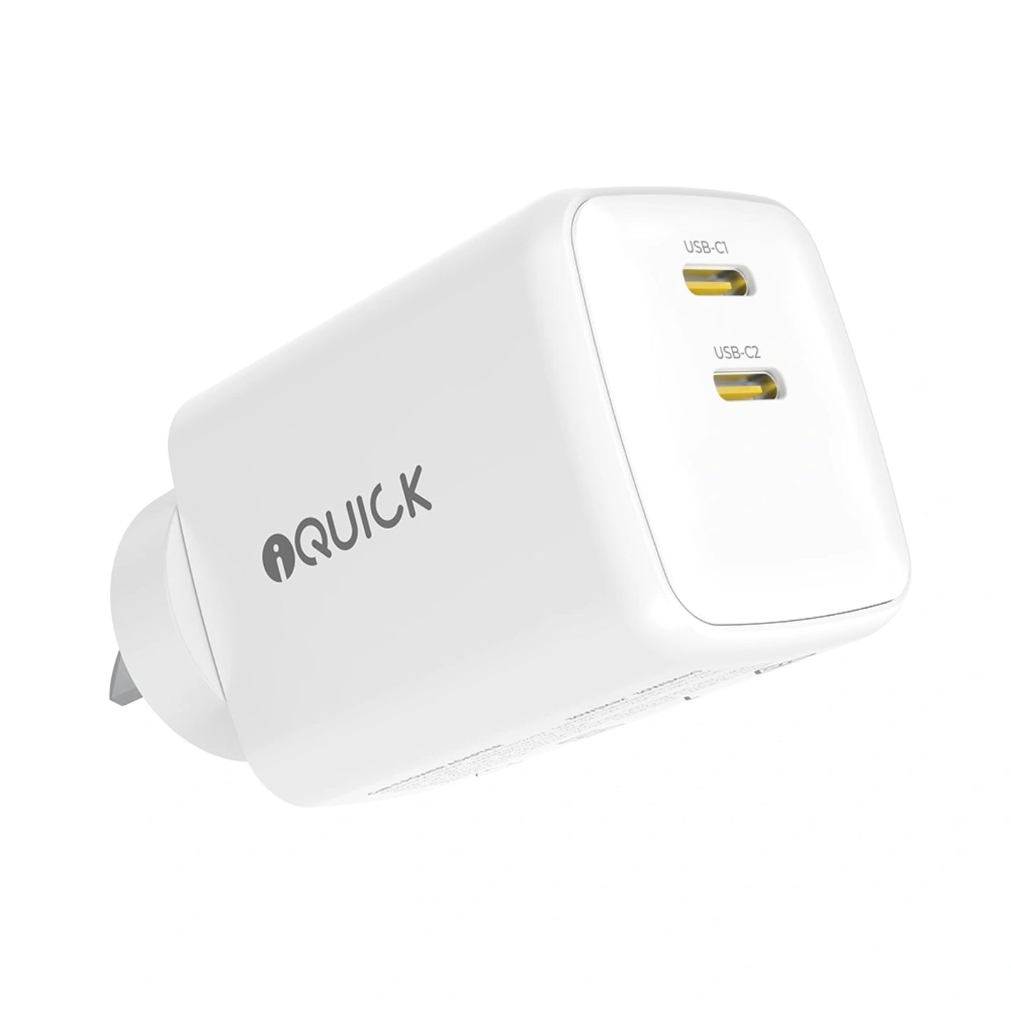 iQuick NANO ENERGY 2 45W PD3.0 Dual USB-C Ports Charging Adapter
