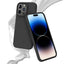 Liquid Silicone Case Cover for iPhone 15 Black