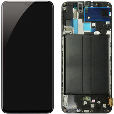 Samsung Galaxy A70 A705F OLED Screen Replacement Digitizer GH82-19747A/19787A (Service Pack)-Black