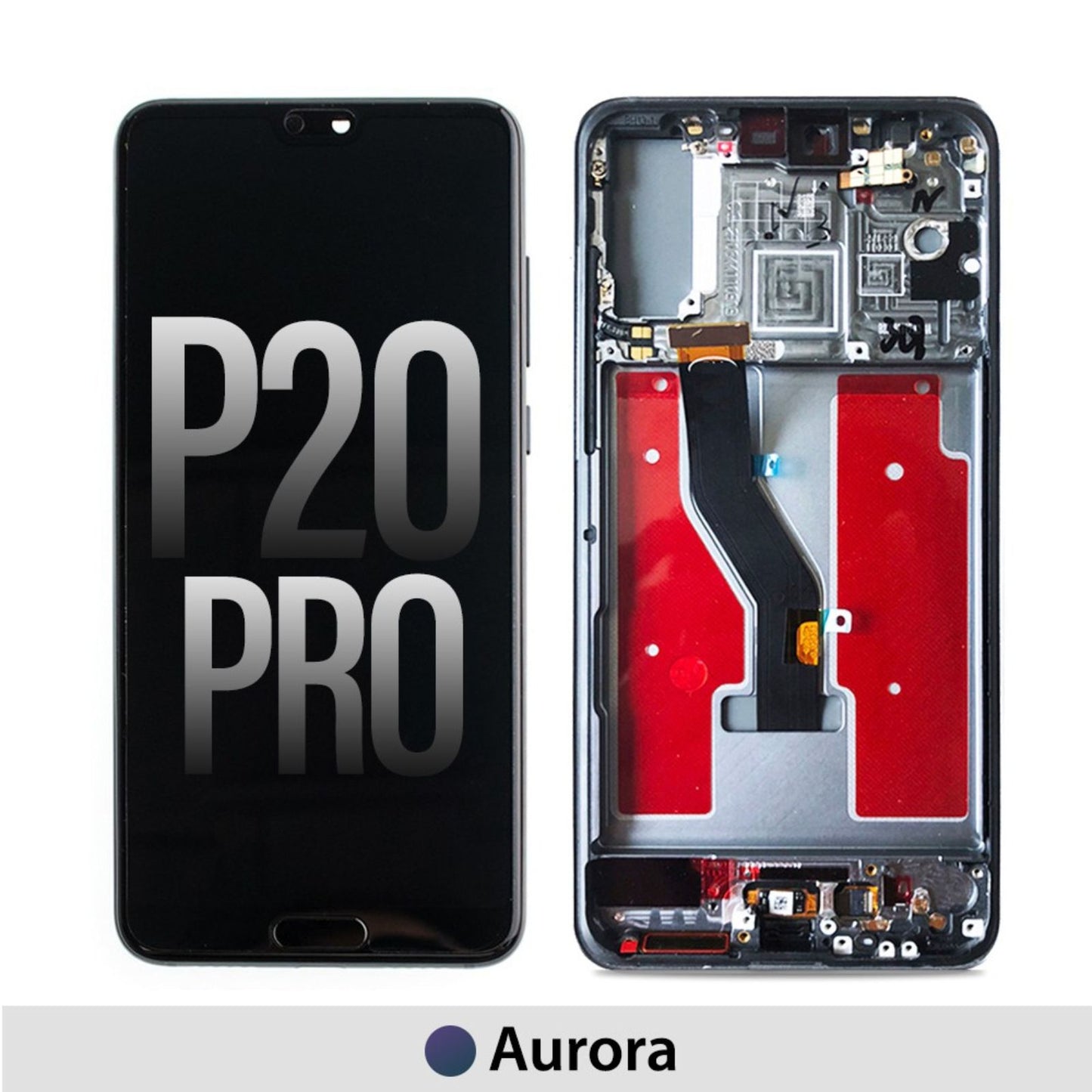 REFURB LCD Screen Repair for Huawei P20 Pro with Frame -Aurora MyMobile