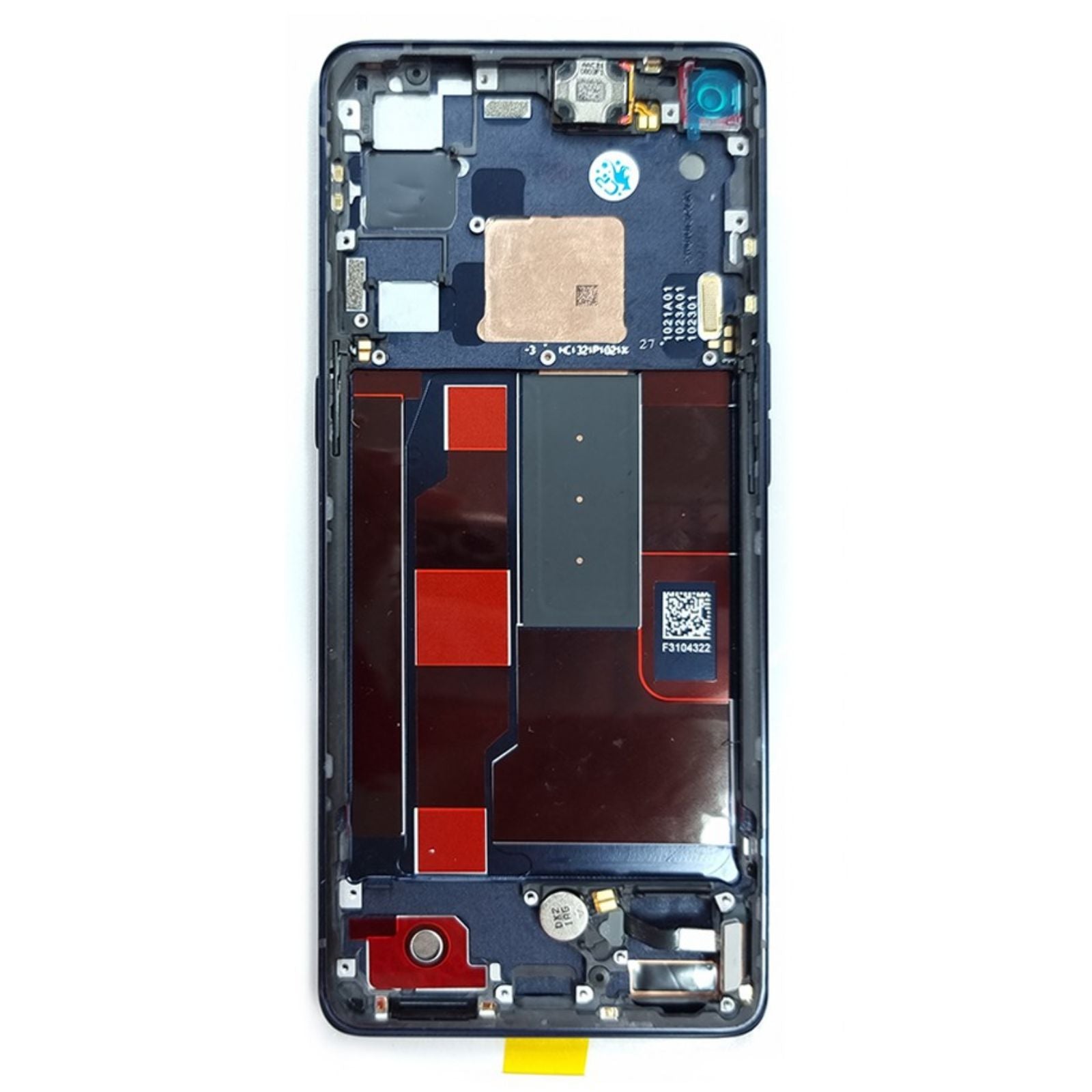 (Service Pack) LCD Screen Repair for OPPO Find X2 Neo 4904017 with Frame -Black MyMobile