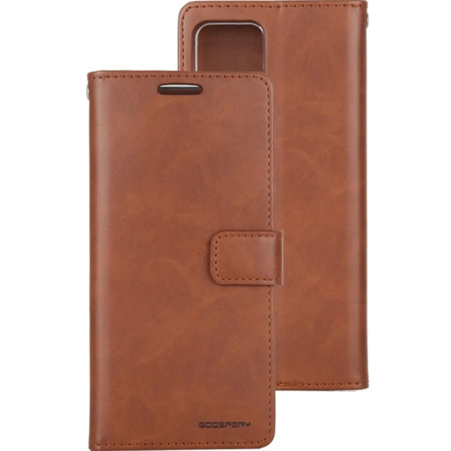 Mercury Bluemoon Diary Case for iPhone 15 Plus Brown