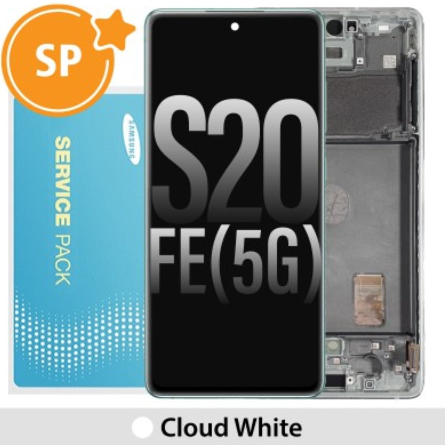 Samsung Galaxy S20 FE G780 / G781 OLED Screen Replacement Digitizer (Service Pack)