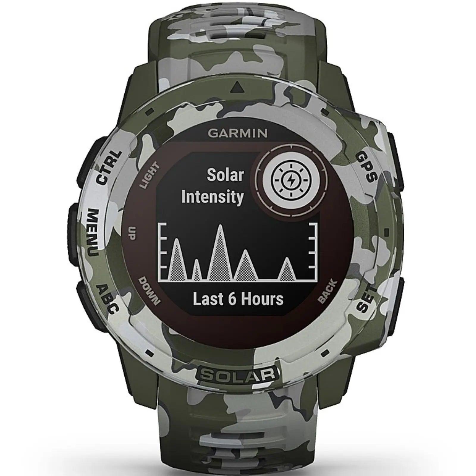 Garmin Instinct Solar Camo Edition Watch (Lichen) - MyMobile