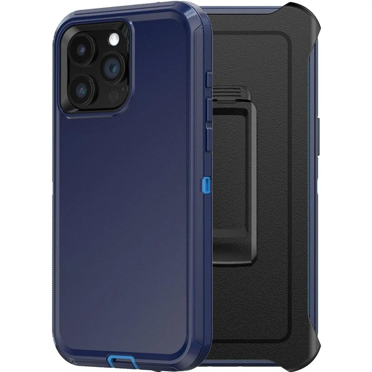 Shockproof Robot Armorr Hard Plastic Case with Belt Clip for iPhone 15 Pro