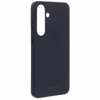 Mercury Soft Feeling Jelly Cover Case for Samsung Galaxy S25-Black MyMobile