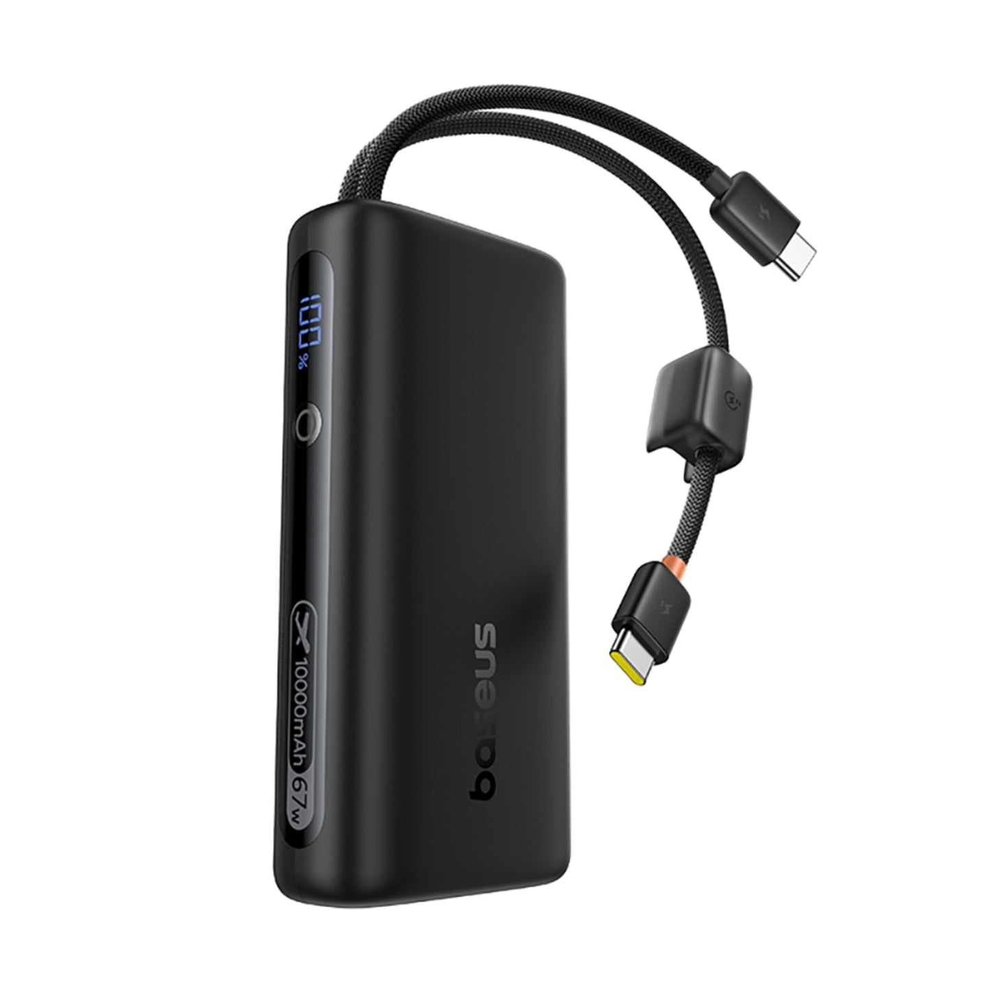 Baseus EnerFill FC41 Digital Display Power Bank with Dual Built-in USB-C Cables 10,000mAh 67W