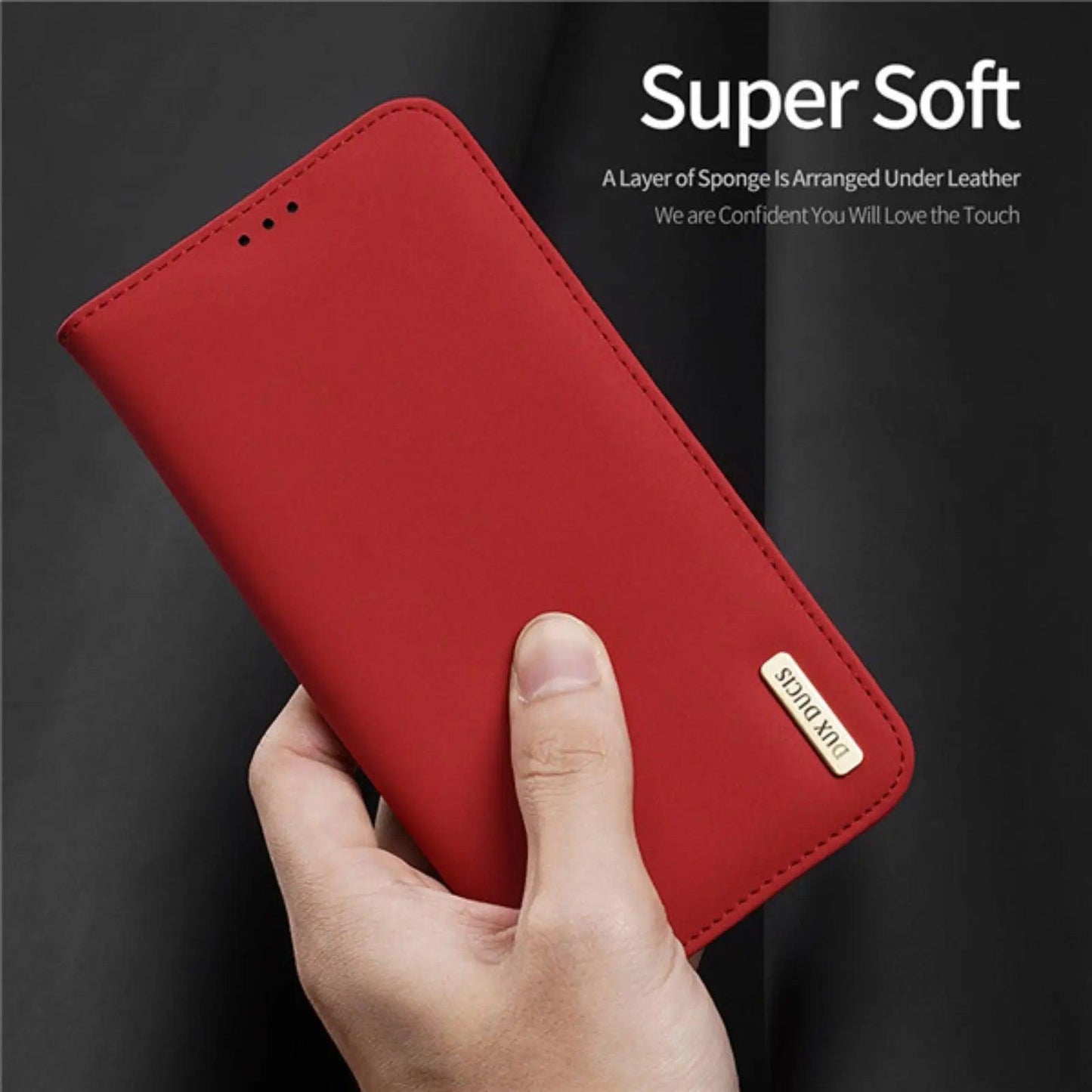 Dux Ducis Wish Series Leather Case For Iphone 12 Mini 5.4 Red - MyMobile