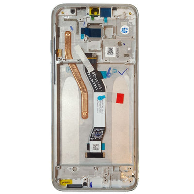 REFURB LCD Screen Repair for Xiaomi Redmi Note 8 Pro with Frame -White