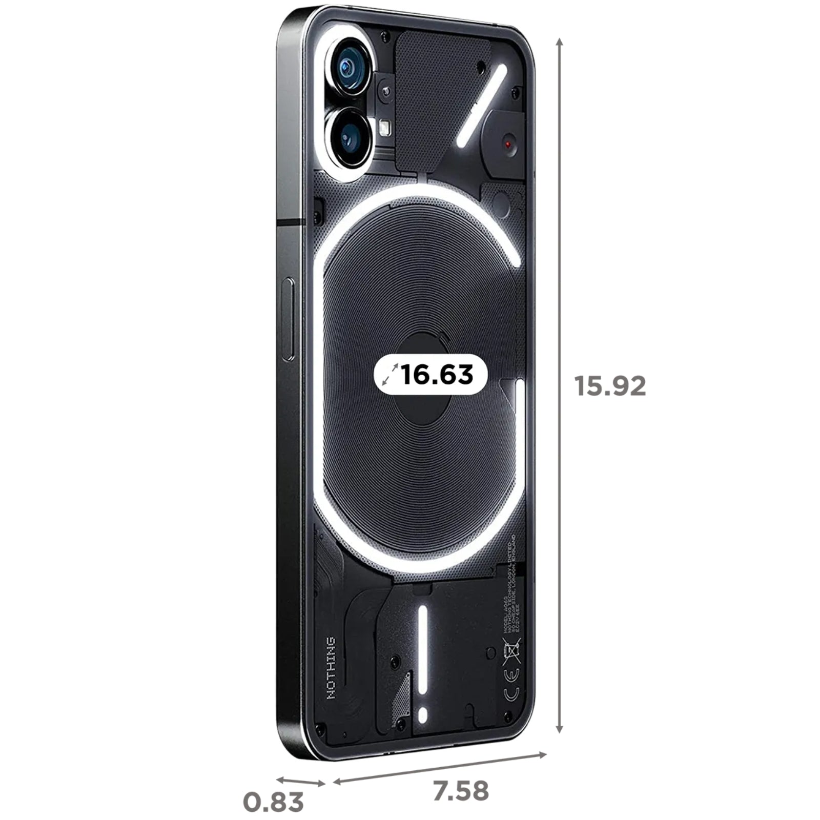 Nothing Mobile Phones (1) Dual 5G 256GB Black (8GB) - MyMobile