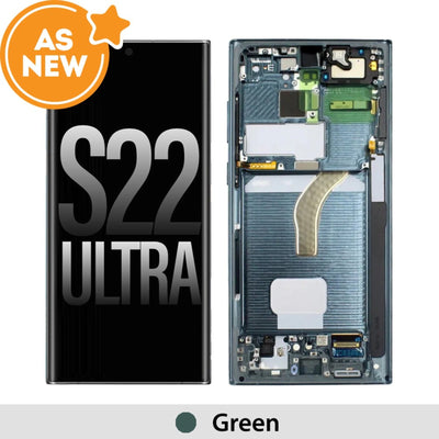 AS NEW-Samsung Galaxy S22 Ultra 5G S908B OLED Screen Replacement (Brand new screen disassemble from brand new phone)