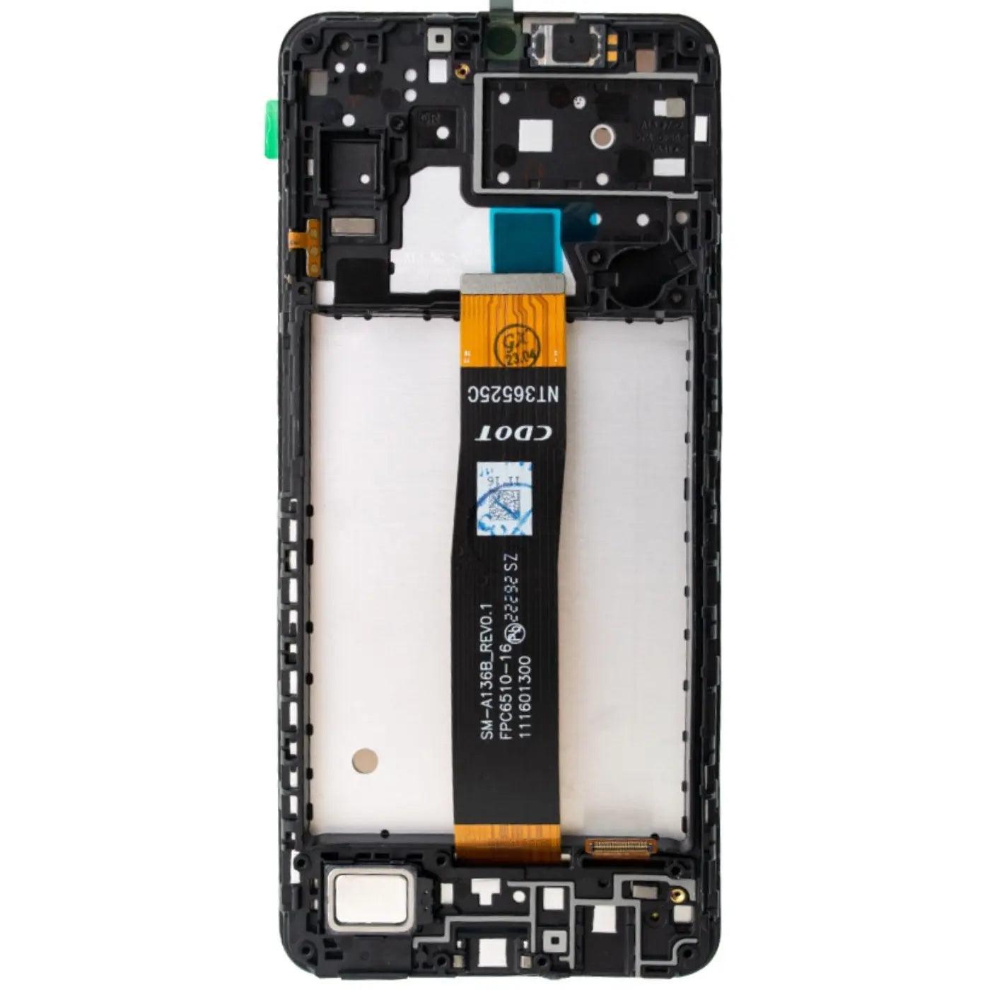 BQ7 Samsung Galaxy A13 5G A136 OLED Screen Replacement Digitizer with Frame-Black (As the same as service pack, but not from official Samsung) - MyMobile