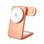 REDEFYNE Qi2.2 25W 3-IN-1 Portable Wireless Charger - Orange (with 45W USB-C Charger Plug & 1M USB-C Cable) (Compatible with Apple Watch)