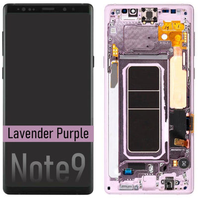 Samsung Galaxy Note 9 N960F OLED Screen Replacement Digitizer GH97-22269E22270E (Service Pack)-Lavender Purple