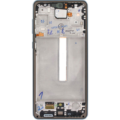 Samsung Galaxy A73 5G A736B OLED Screen Replacement Digitizer with Frame GH82-28686A (Service Pack)-Gray