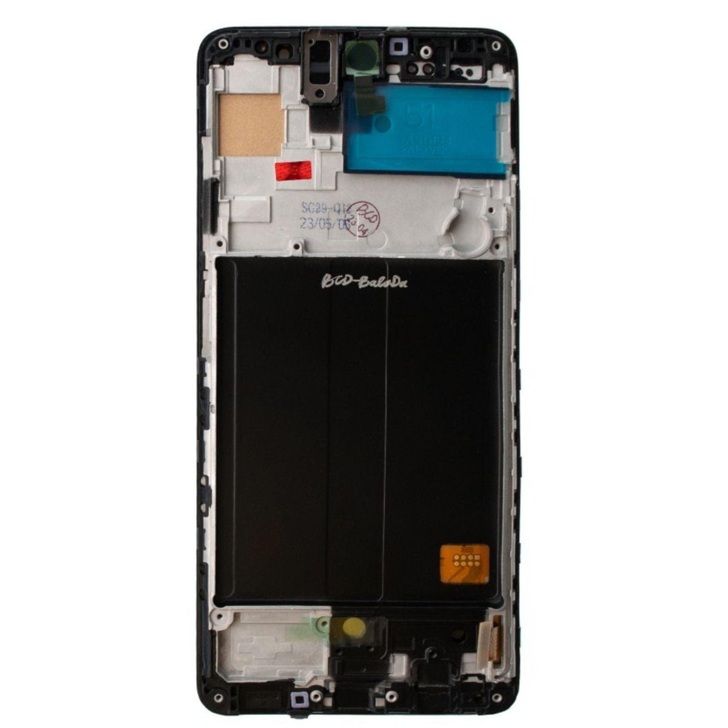 AMPLUS LCD Screen Repair for Samsung Galaxy A51 A515F with Frame -Black MyMobile