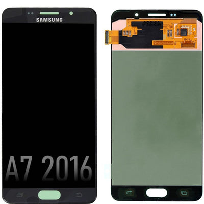 Samsung Galaxy A7 (2016) A710F OLED Screen Replacement Digitizer GH97-18229B (Service Pack)-Black