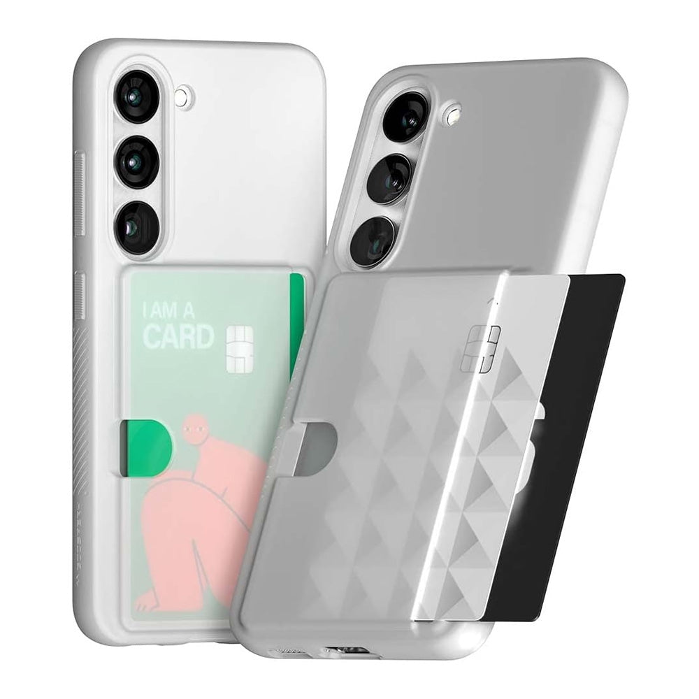 Mercury Goospery Rail 2 Card Holder Case Cover for Samsung Galaxy S24 Plus