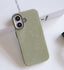 Flannel Magnetic Leather Phone Case For iPhone 16