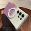 Creative Built-in Lens Film Gradient Magnetic Phone Case For Samsung Galaxy S24