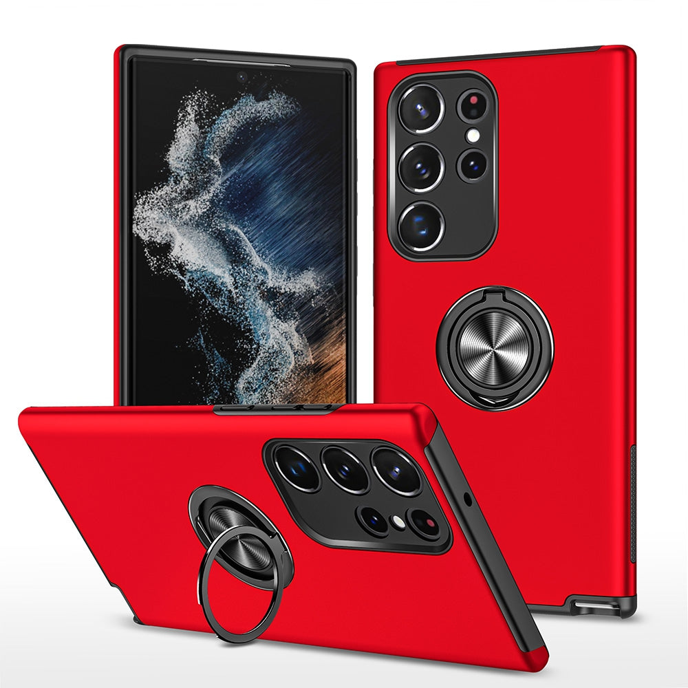 Magnetic Ring Holder Shockproof Case Cover for Samsung Galaxy S24 Ultra