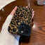 Cartoon Phone Case All-inclusive Gold Leopard Print For iPhone 16