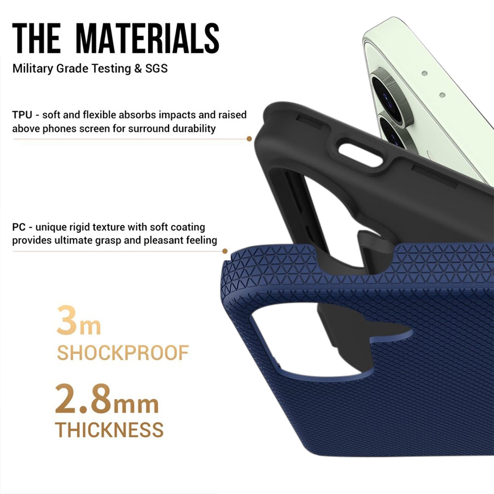Rhinos Rugged Shockproof Case Cover With Magnetic Ring for Samsung Galaxy S24 FE