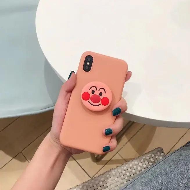 Compatible With Cartoon Bear Bracket Phone Case - MyMobile