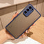 Frosted color contrast phone case For Huawei P40