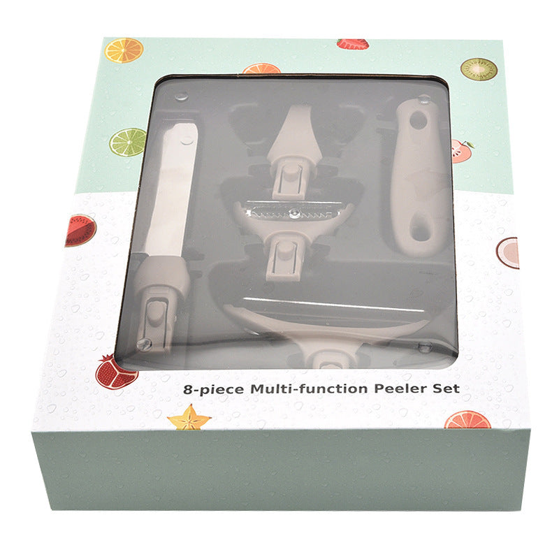 Eight-piece multi-function planer set