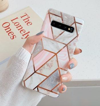 Retro geometric marble mobile phone case - MyMobile