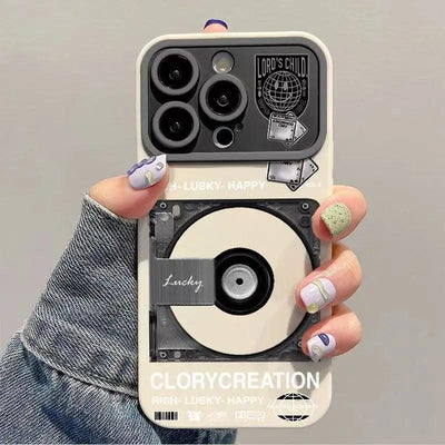 CD Record Large Window 15 Drop-resistant Phone Case CANON