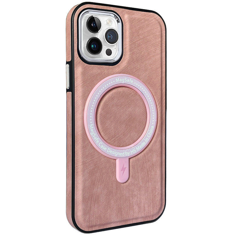 Frosted Solid Color Magnetic Phone Case For iPhone 14