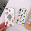 Compatible With Apple, USLION Green Cactus Case For I  Plus Flower Cartoon Animal Phone Cases For  Matte Hard PC Back Cover Online Only