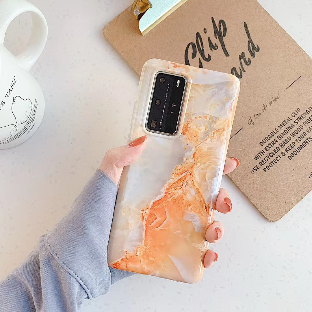 Marbled Huawei phone case For Huawei P 40