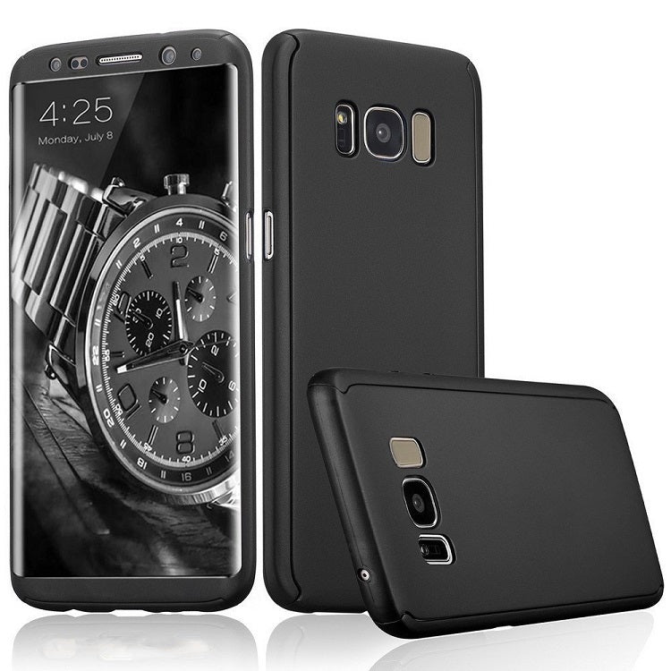 Mobile Phone Shell 360 Degree Frosted Protection PC Hard Sleeve Tempered Film For Samsung Galaxy S8