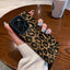 Cartoon Phone Case All-inclusive Gold Leopard Print For iPhone 16