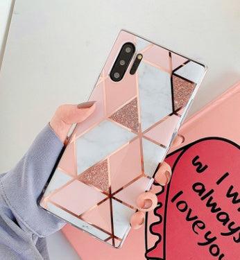 Retro geometric marble mobile phone case - MyMobile