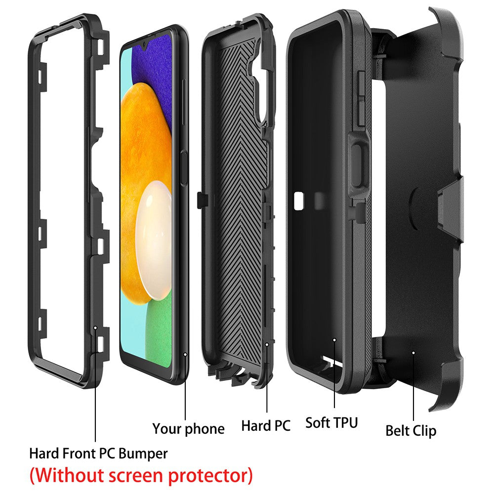 Shockproof Robot Armor Hard Plastic Case Cover with Belt Clip for Google Pixel 10 Pro XL