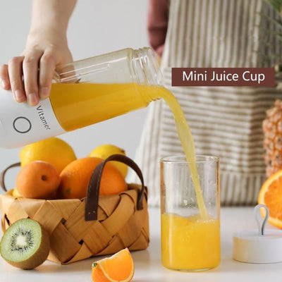 350ml Portable Blender Juicer Electric USB Rechargeable Mixer Smoothie Slushy Cup Juice Blender Bottle USB Charging Kitchen Gadgets - MyMobile