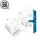 iQuick NANO Energy 1 35W USB-C Dual Ports Charging Adapter - MyMobile