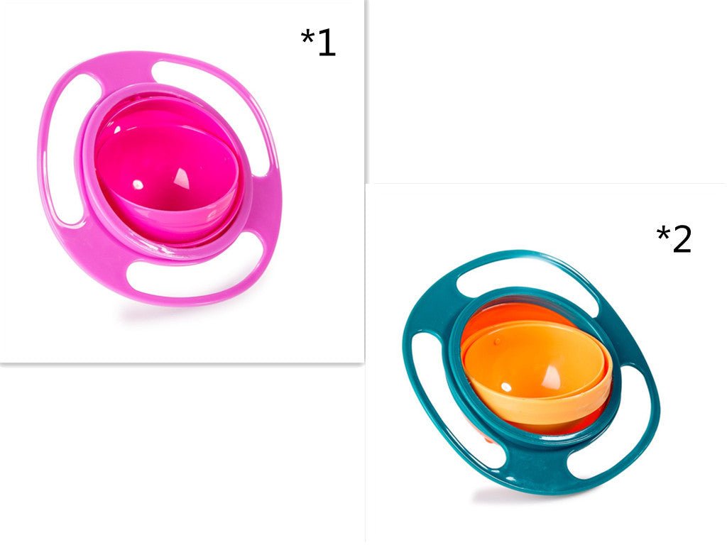 360 Rotate Universal Spill - proof Bowl Dishes For Kids & Children - MyMobile