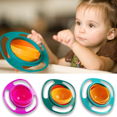 360 Rotate Universal Spill - proof Bowl Dishes For Kids & Children - MyMobile