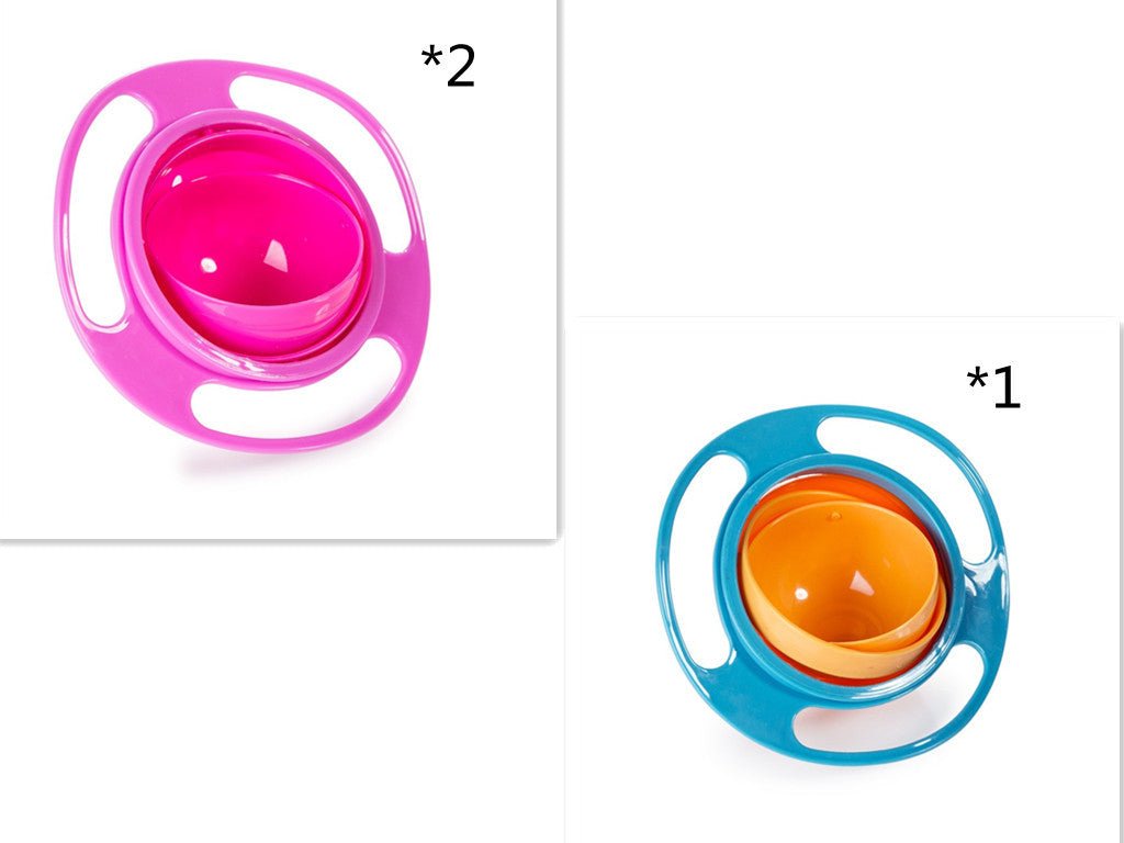 360 Rotate Universal Spill - proof Bowl Dishes For Kids & Children - MyMobile