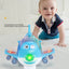 360 Rotating Electric Plane Airplane Toys For Kids Bump And Go Action Toddler Toy Plane With LED Flashing Light Sound For Boys - MyMobile