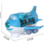 360 Rotating Electric Plane Airplane Toys For Kids Bump And Go Action Toddler Toy Plane With LED Flashing Light Sound For Boys - MyMobile