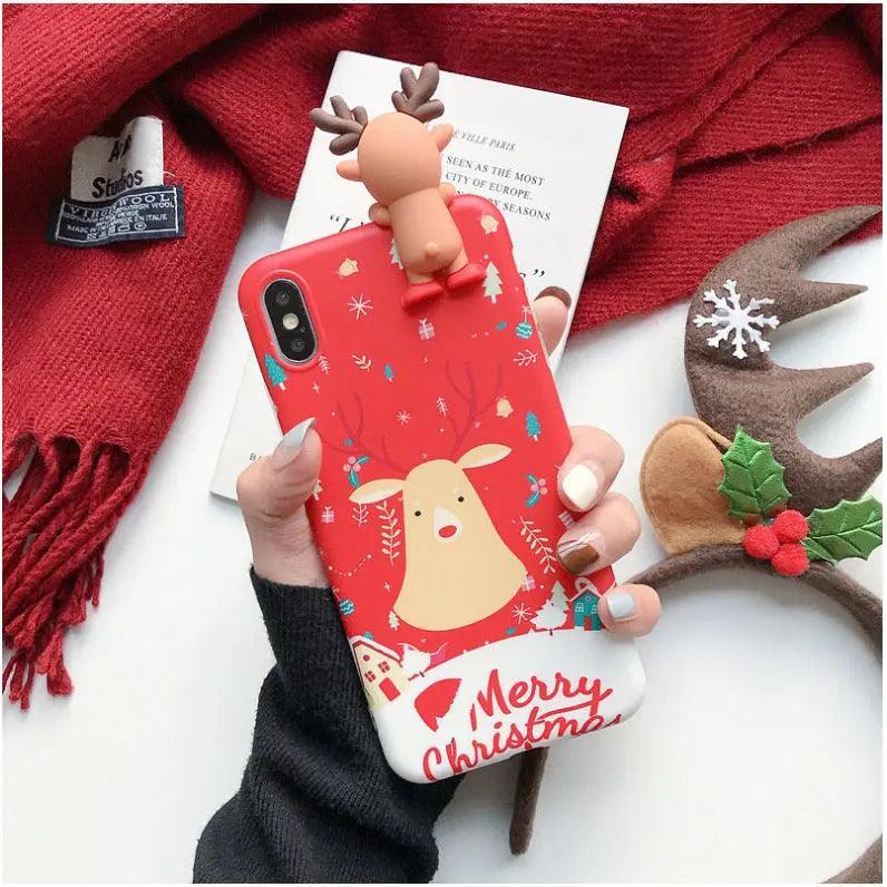 Snowman Elk's Christmas Mobile Phone Case - MyMobile